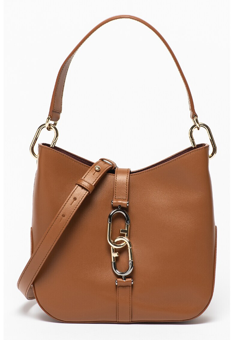 Furla Кожена хобо чанта Sirena - Pepit.bg