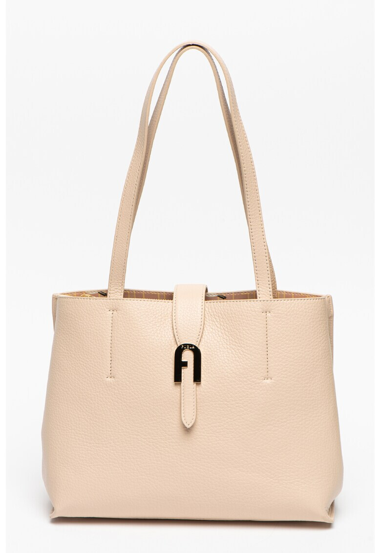 Furla Кожена чанта Sofia с релеф - Pepit.bg