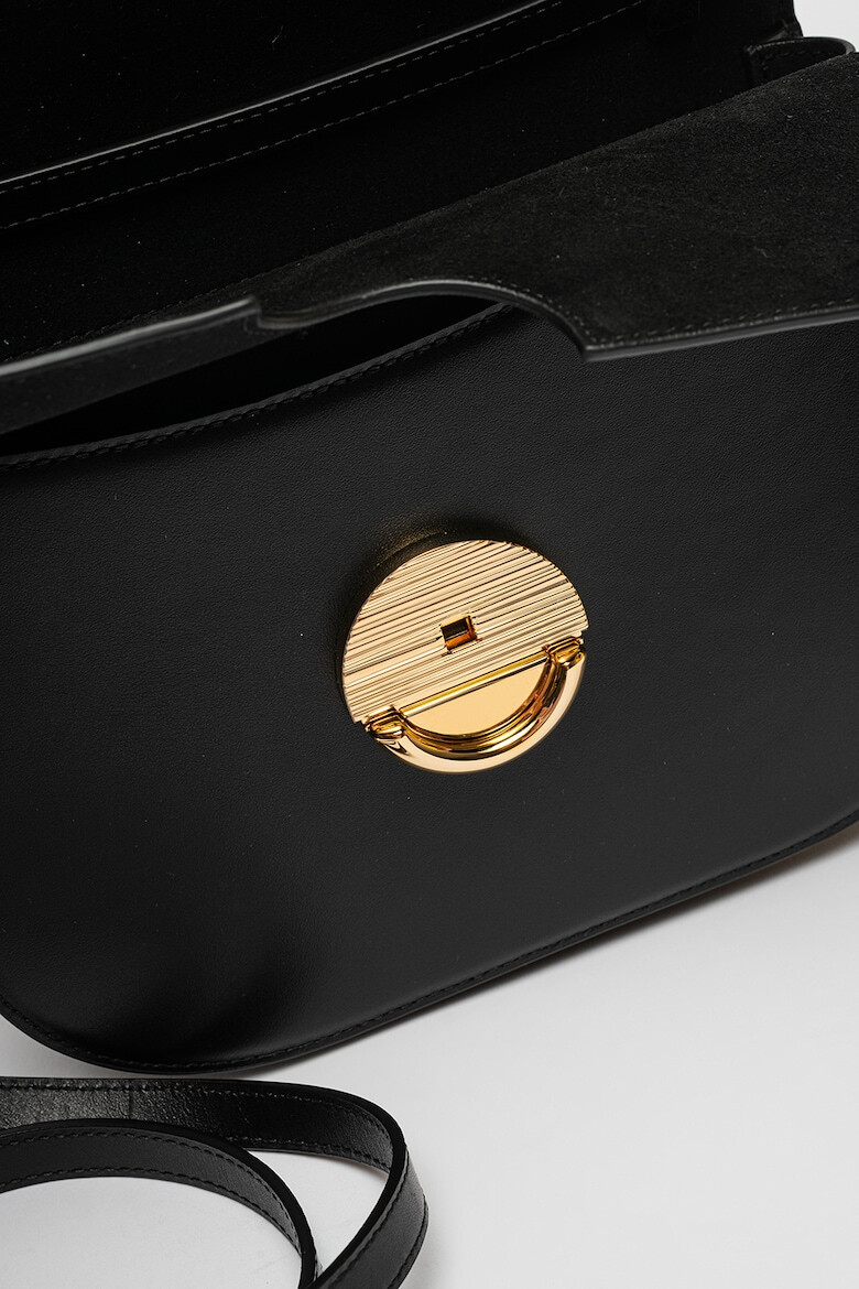 Furla Кожена чанта през рамо Sfera - Черен - Pepit.bg