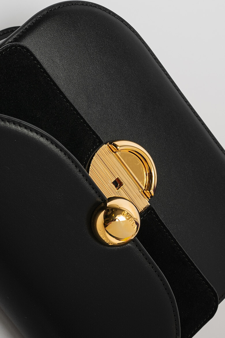 Furla Кожена чанта през рамо Sfera - Черен - Pepit.bg