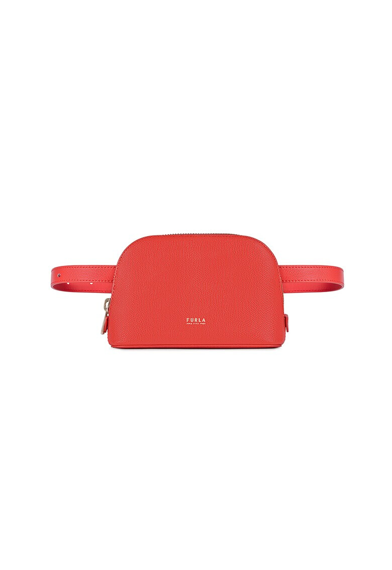 Furla Кожена чанта за кръста Code с лого - Pepit.bg