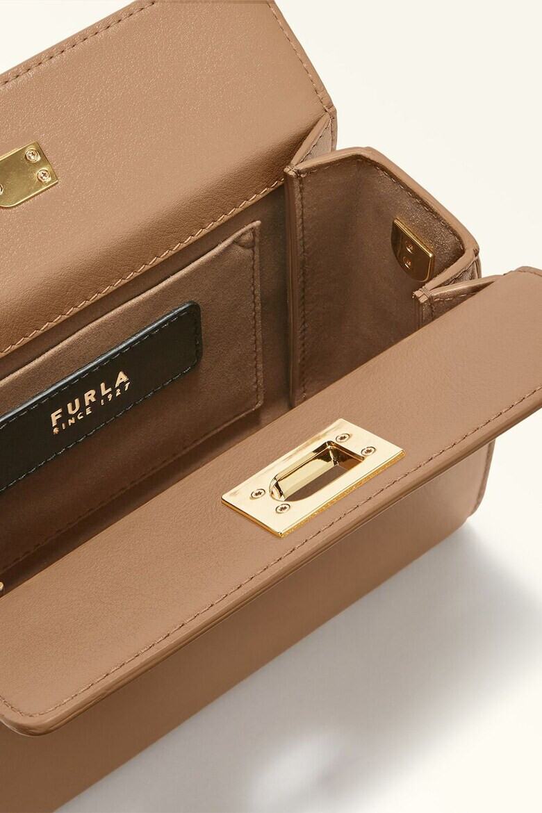 Furla Кожена чанта за рамо Arco - Pepit.bg