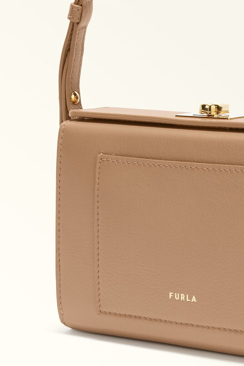Furla Кожена чанта за рамо Arco - Pepit.bg