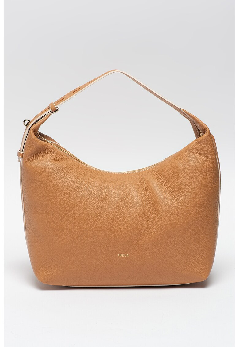 Furla Кожена хобо чанта Net - Pepit.bg