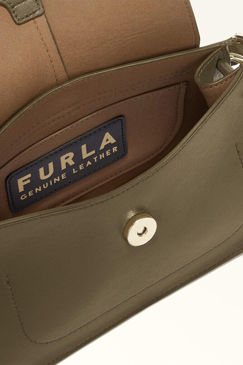 Furla Кожена малка чанта Flow - Pepit.bg