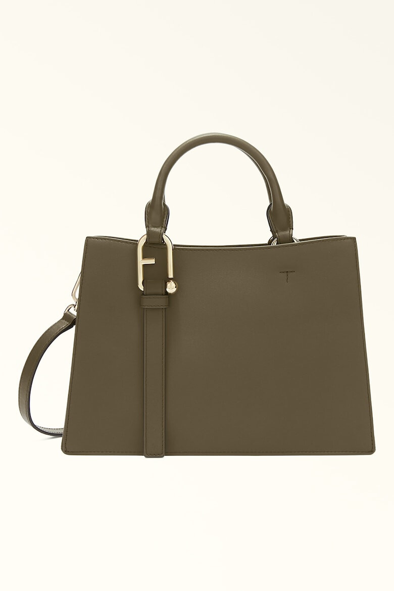 Furla Кожена чанта за рамо Nuvola - Pepit.bg