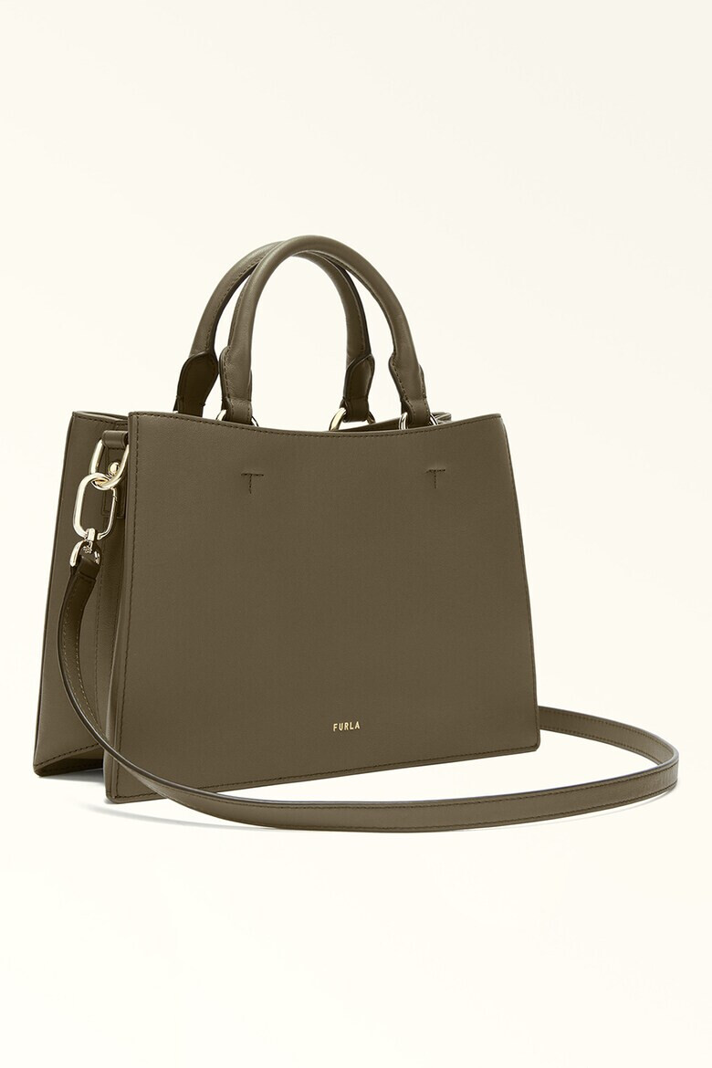 Furla Кожена чанта за рамо Nuvola - Pepit.bg