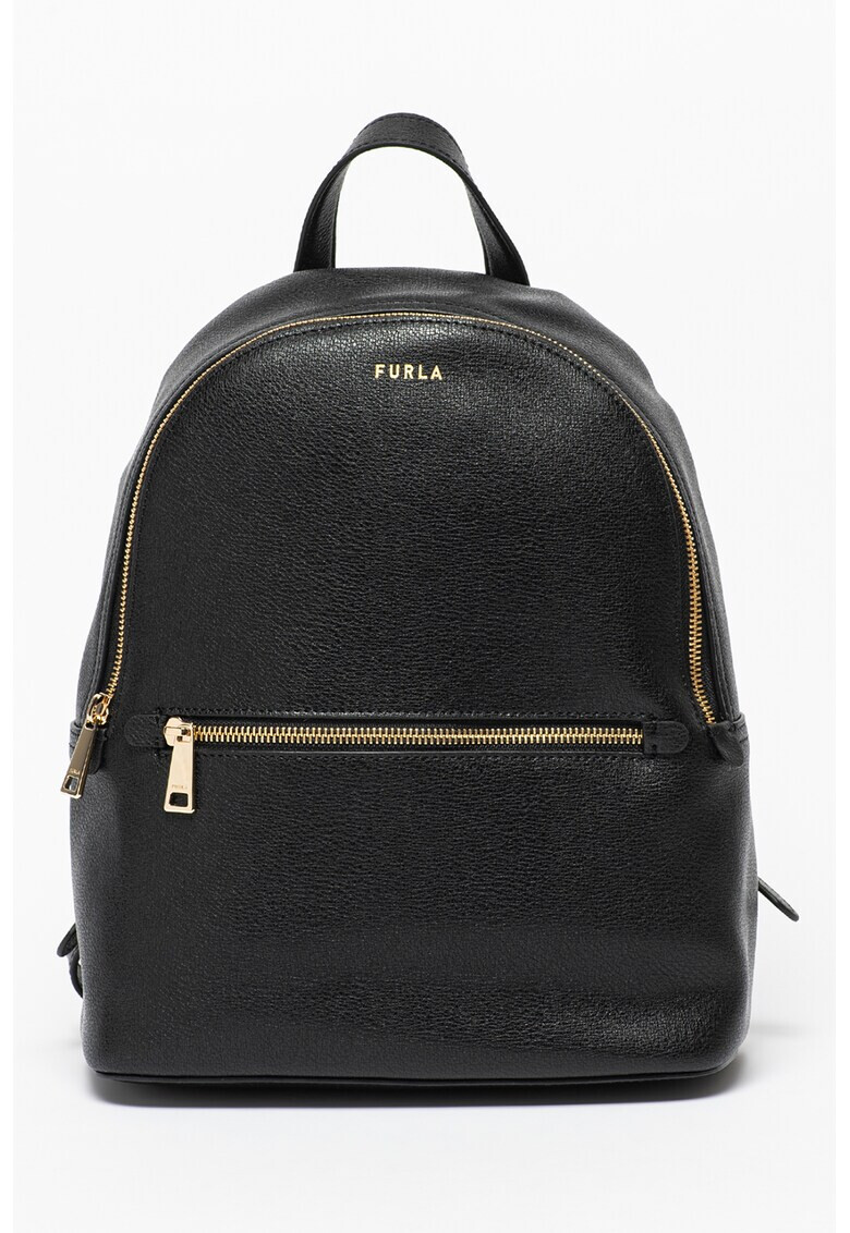 Furla Кожена раница Libera с лого - Pepit.bg