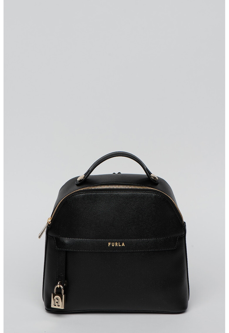 Furla Кожена раница Piper с лого - Pepit.bg