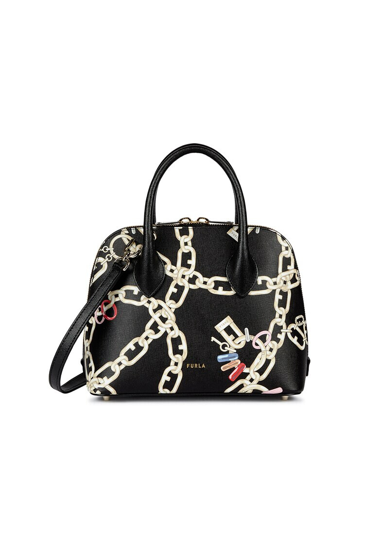Furla Кожена шопинг чанта Code - Pepit.bg