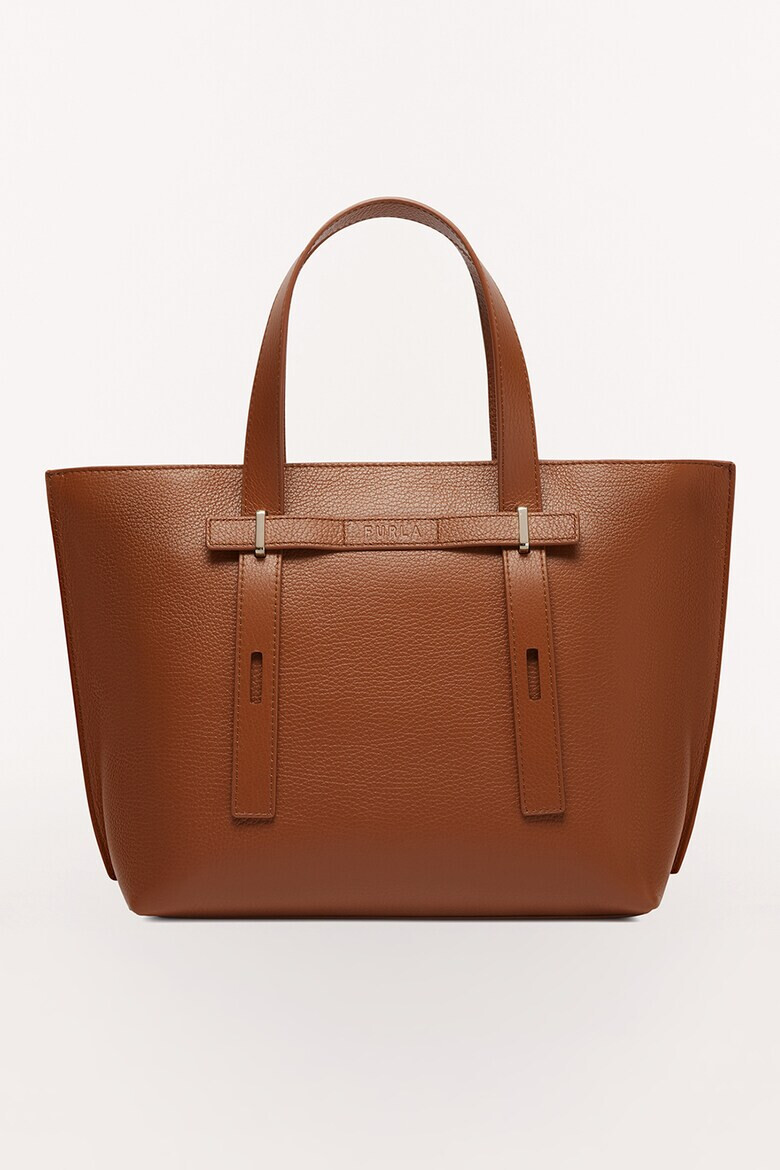 Furla Кожена шопинг чанта Giove - Pepit.bg