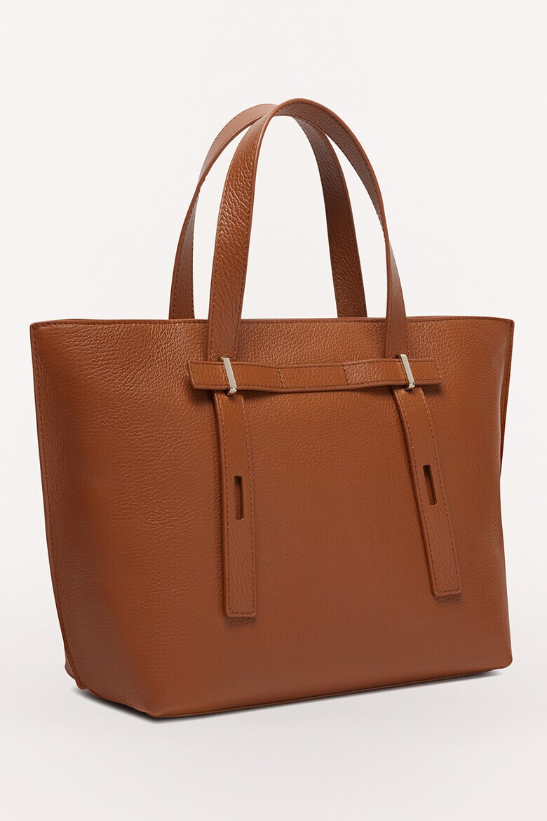 Furla Кожена шопинг чанта Giove - Pepit.bg