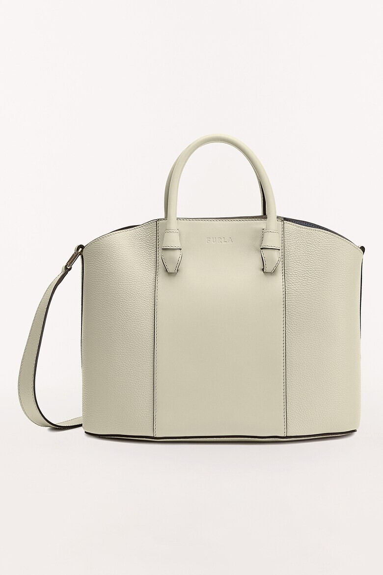 Furla Кожена шопинг чанта Miastella - Pepit.bg