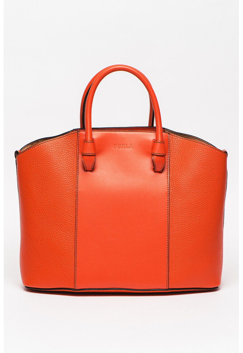 Furla Кожена шопинг чанта Miastella - Pepit.bg