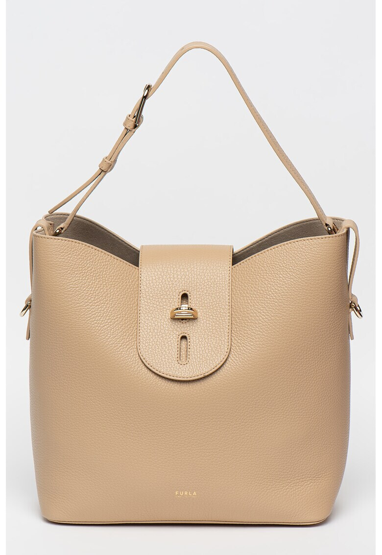 Furla Кожена шопинг чанта Net - Pepit.bg