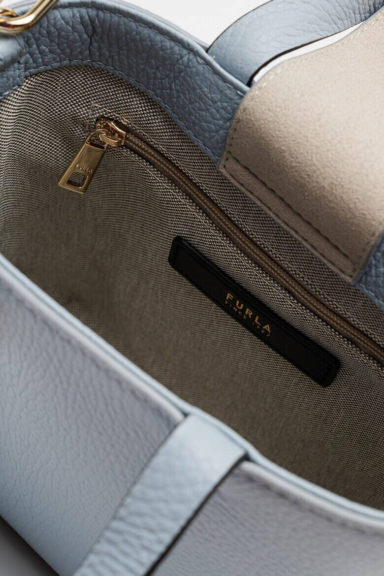 Furla Кожена шопинг чанта Sfera - Лавандула - Pepit.bg