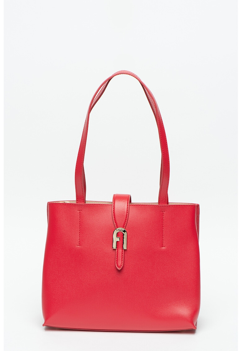 Furla Кожена шопинг чанта Sofia с разделителен джоб - Pepit.bg