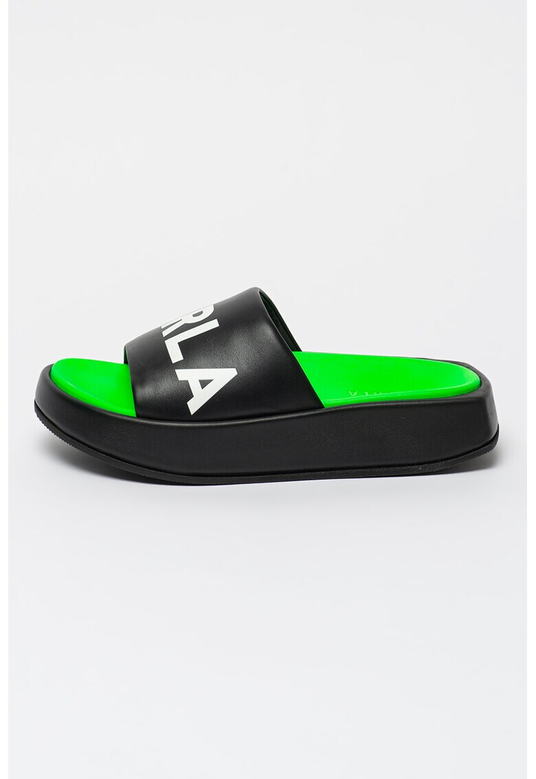 Furla Кожени чехли с равна платформа - Pepit.bg