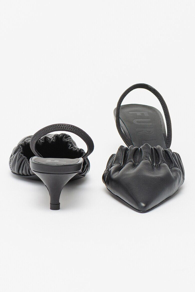Furla Кожени обувки Code Stretch с котешки ток - Pepit.bg
