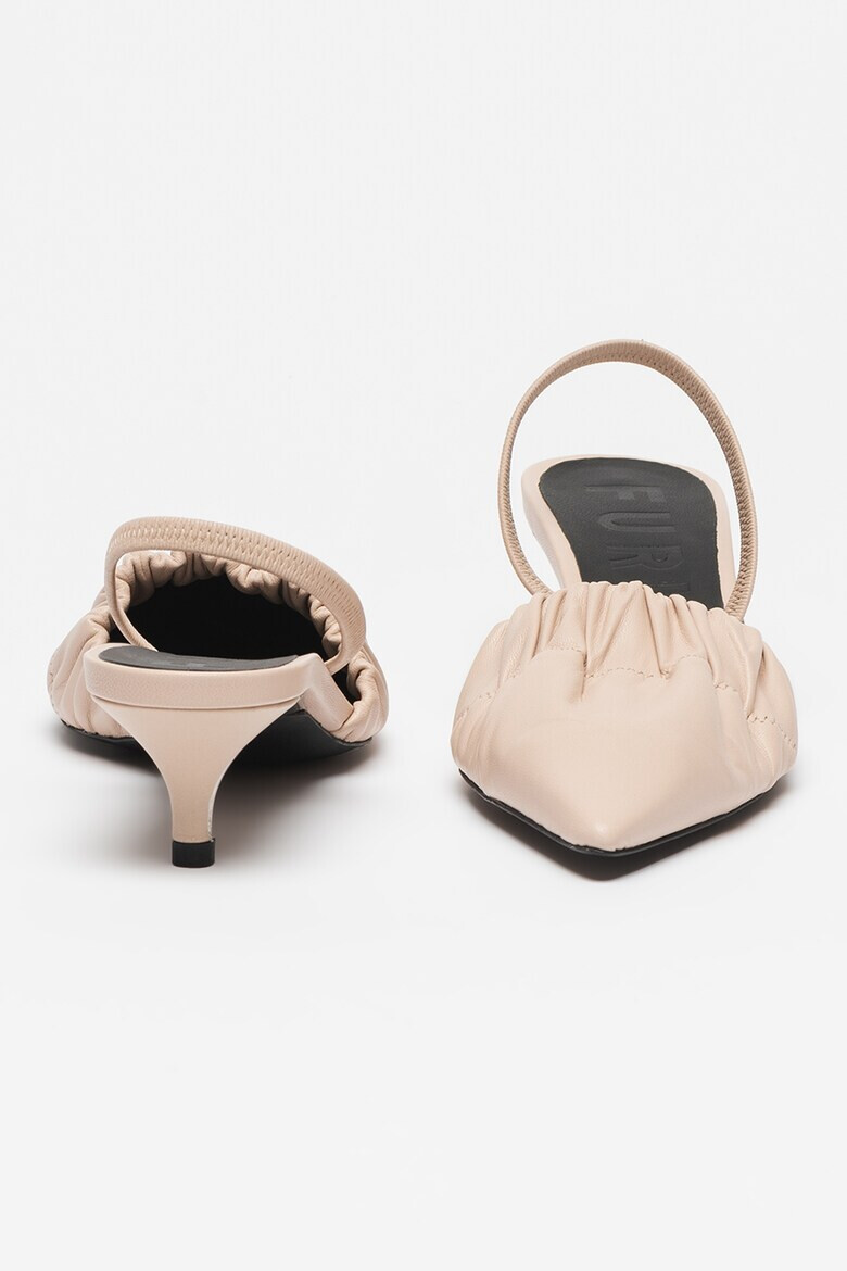 Furla Кожени обувки Code Stretch с котешки ток - Pepit.bg