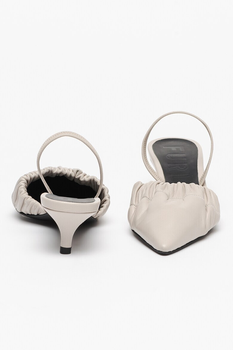 Furla Кожени обувки Code Stretch с котешки ток - Pepit.bg
