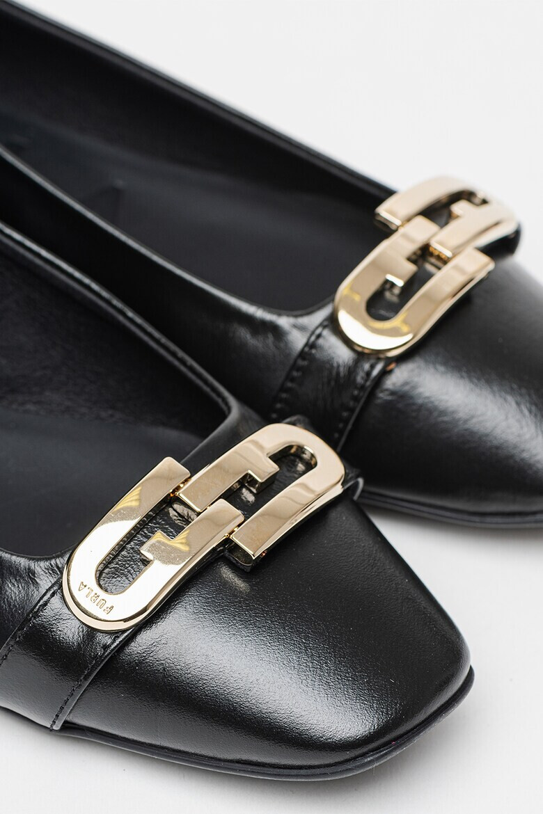 Furla Кожени пантофки Chain - Pepit.bg