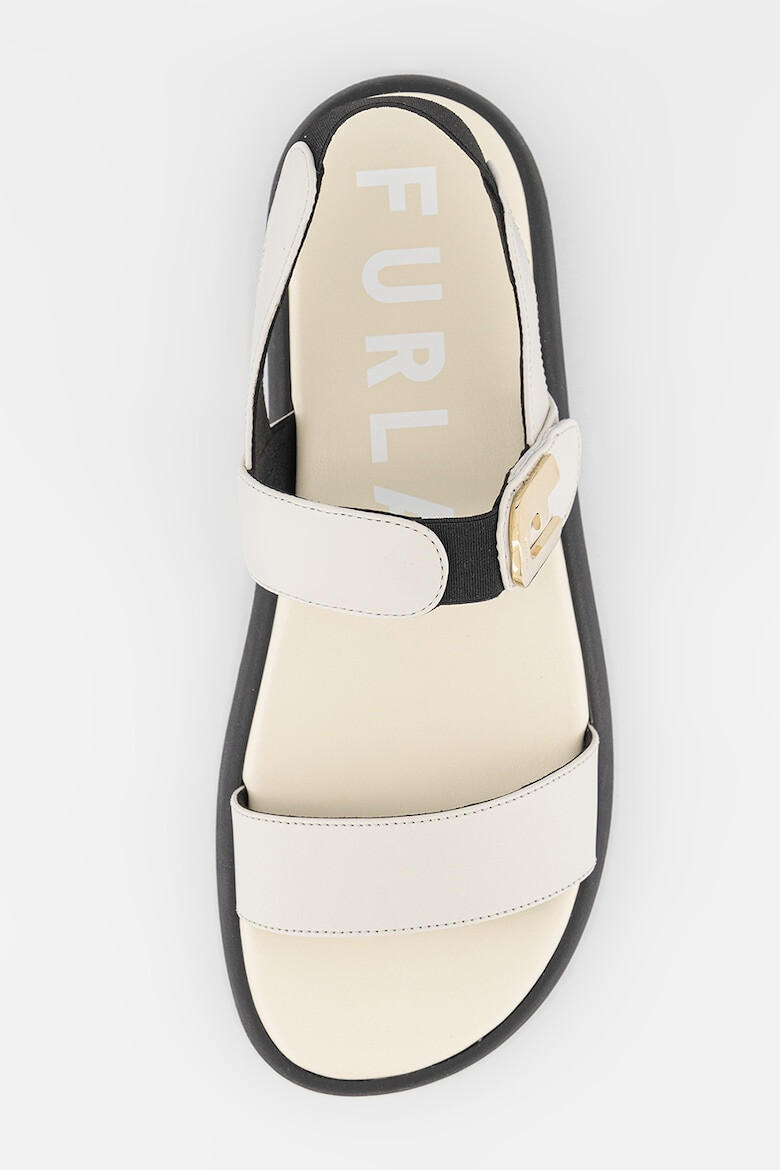 Furla Кожени сандали Sign с текстил - Pepit.bg