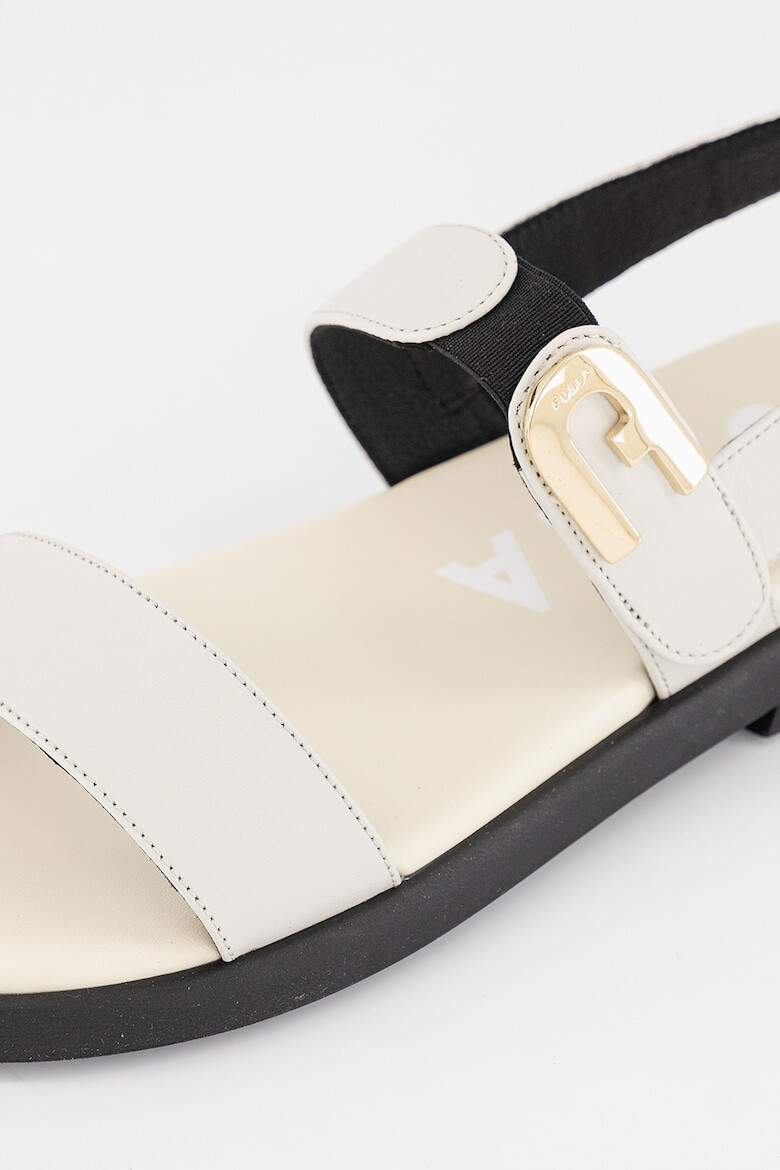Furla Кожени сандали Sign с текстил - Pepit.bg