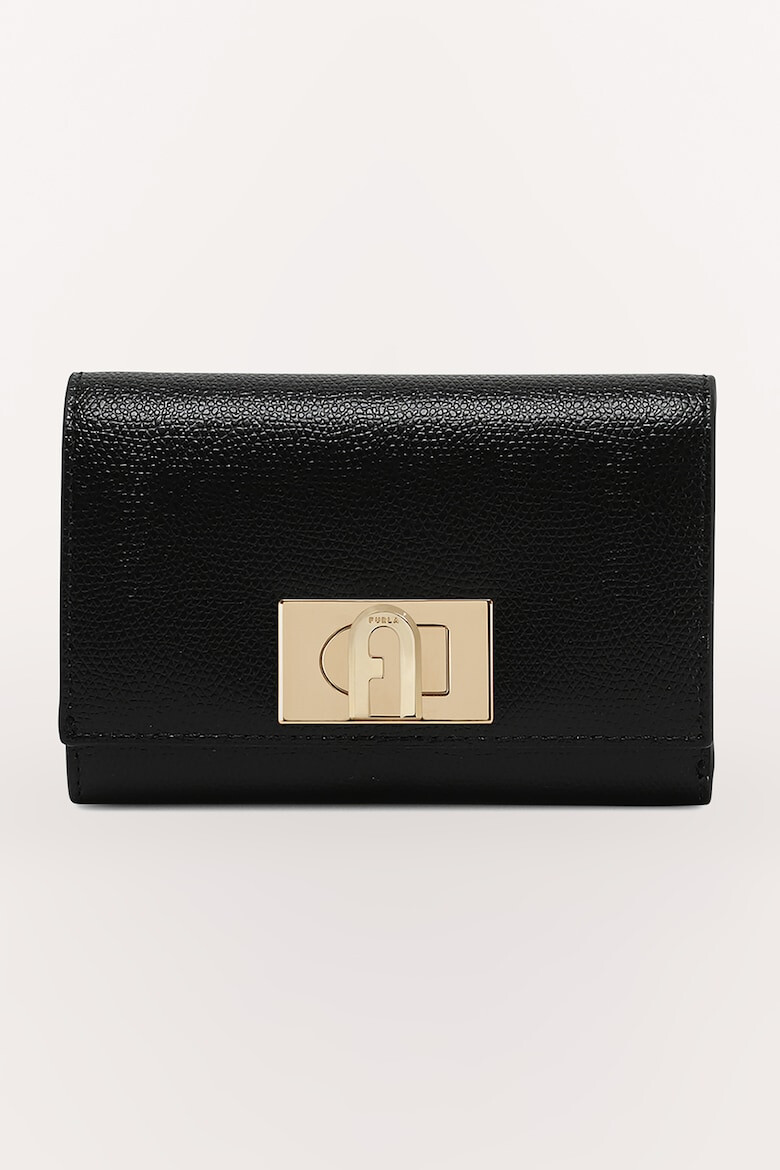 Furla Кожен портфейл 1927 Compact - Черен - Pepit.bg