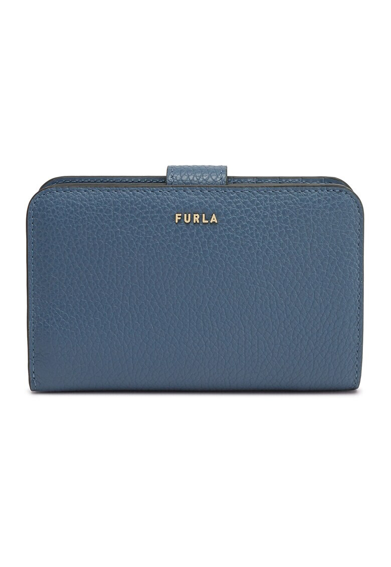 Furla Кожено портмоне Babylon с метално лого - Pepit.bg