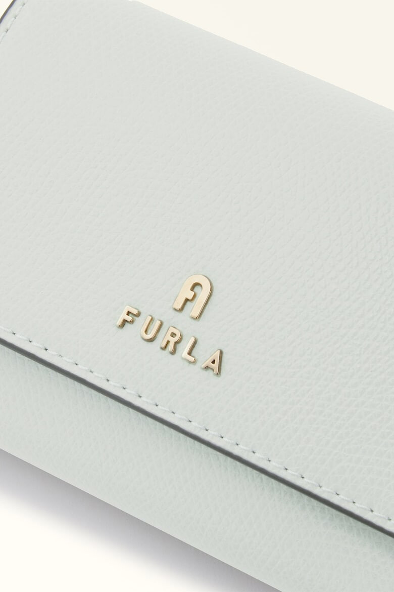 Furla Кожено портмоне Camelia с лого - Pepit.bg
