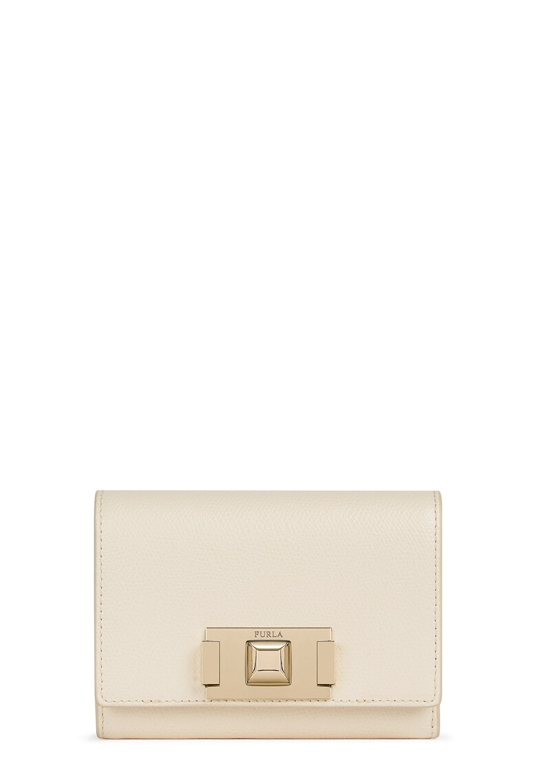 Furla Кожено портмоне Mimi с лого - Pepit.bg