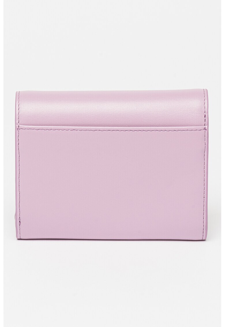 Furla Кожено портмоне Moon Compact с лого - Pepit.bg