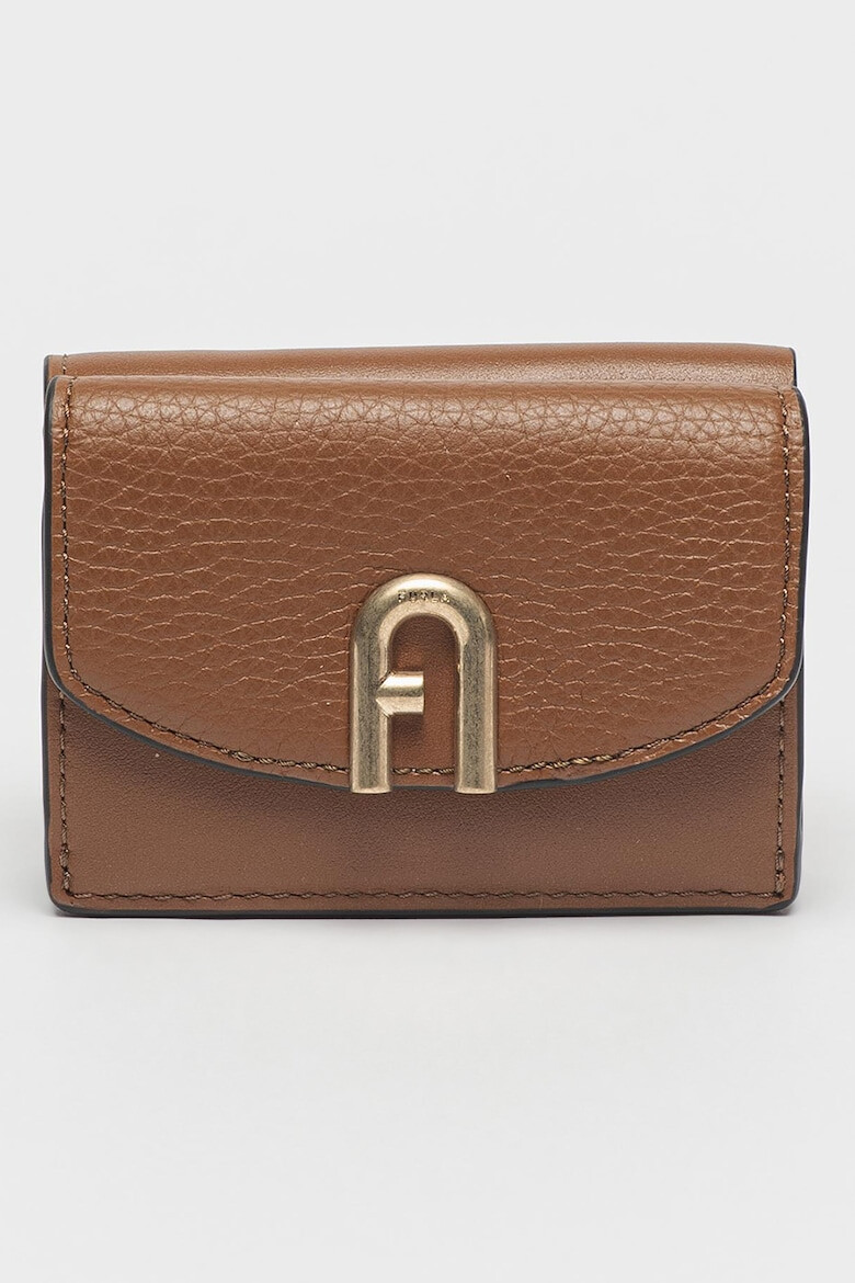 Furla Кожено портмоне Primula с лого - Pepit.bg