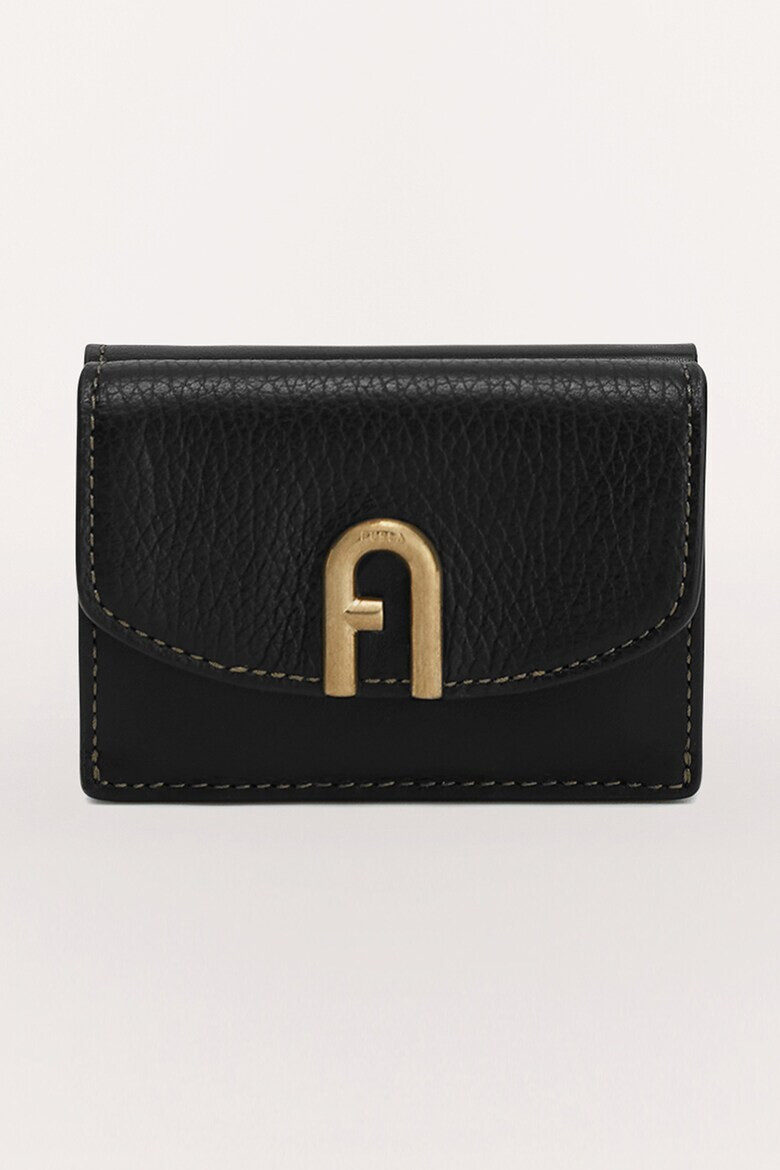 Furla Кожено портмоне Primula с лого - Pepit.bg