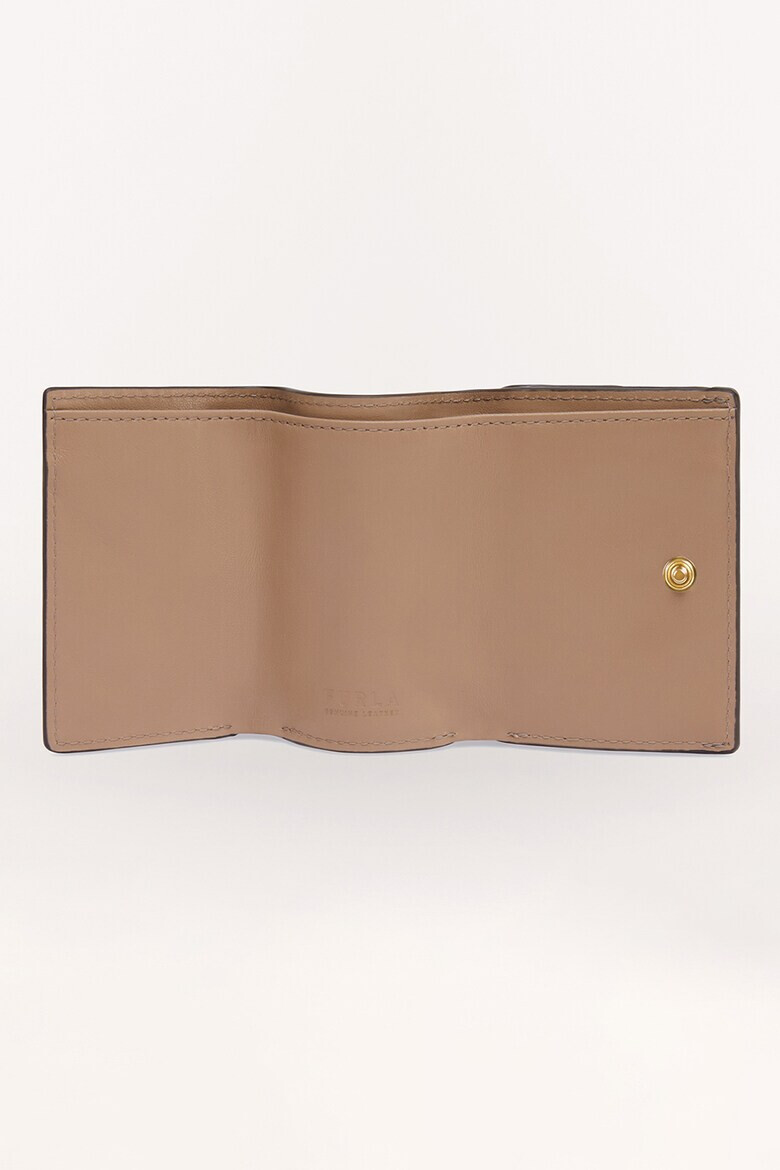 Furla Кожено портмоне Primula с лого - Pepit.bg