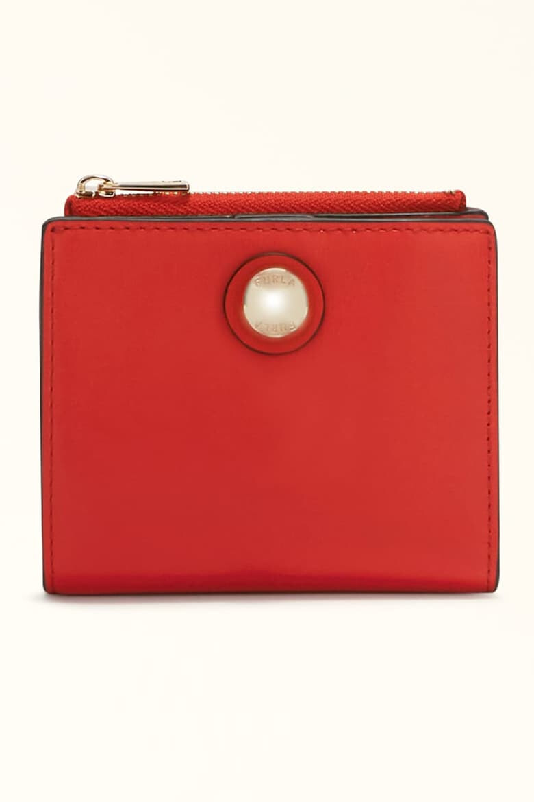 Furla Кожено портмоне Sfera с лого - Pepit.bg
