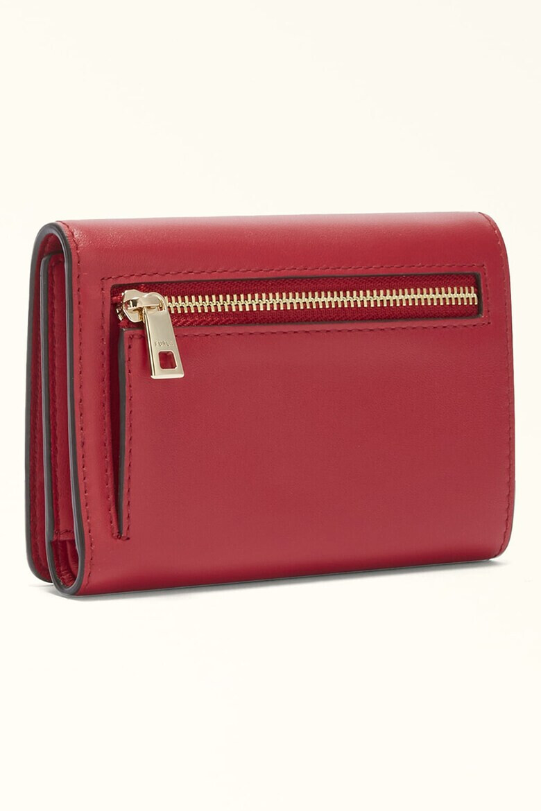 Furla Кожено портмоне Sfera с лого - Pepit.bg