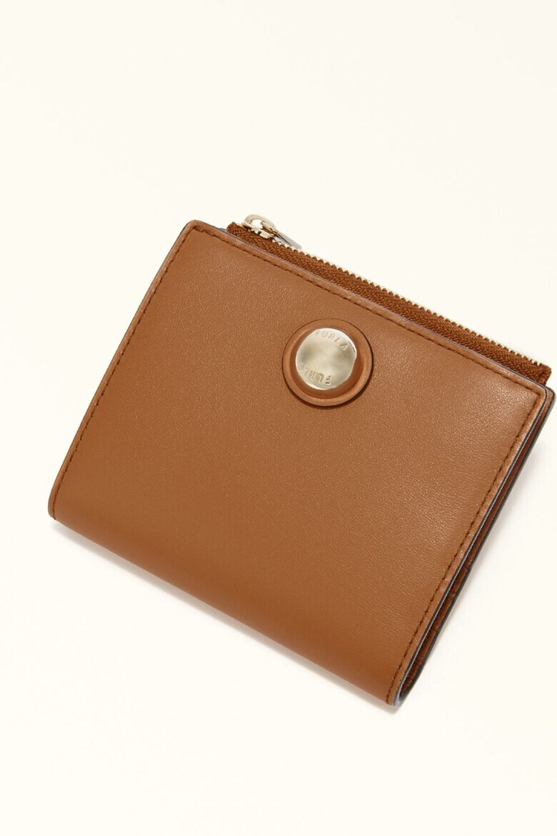 Furla Кожено портмоне Sfera с лого - Pepit.bg