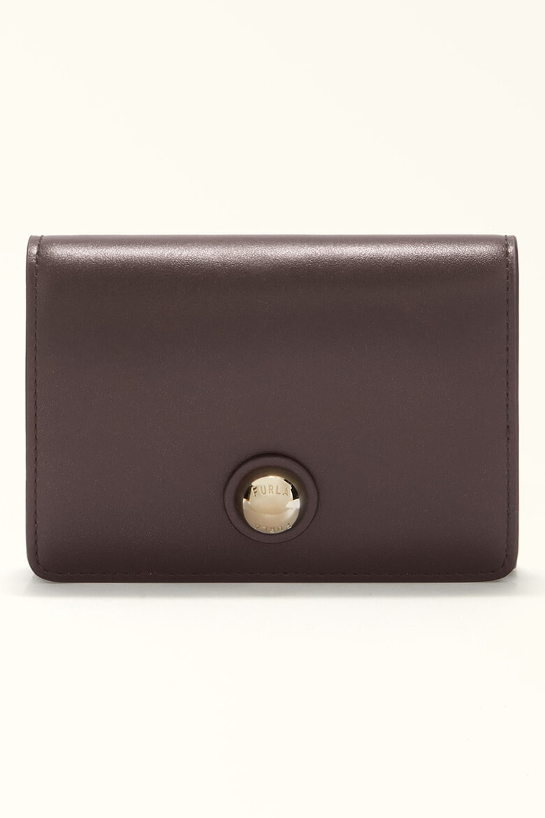 Furla Кожено портмоне Sfera с лого - Pepit.bg