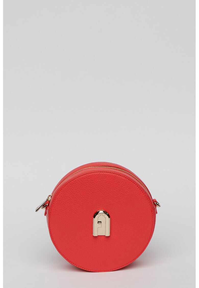 Furla Кръгла кожена чанта Sleek - Pepit.bg