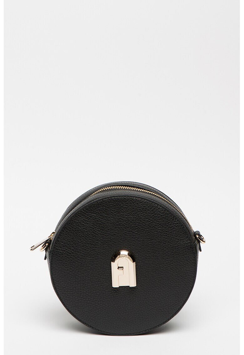 Furla Кръгла кожена чанта Sleek Mini - Pepit.bg