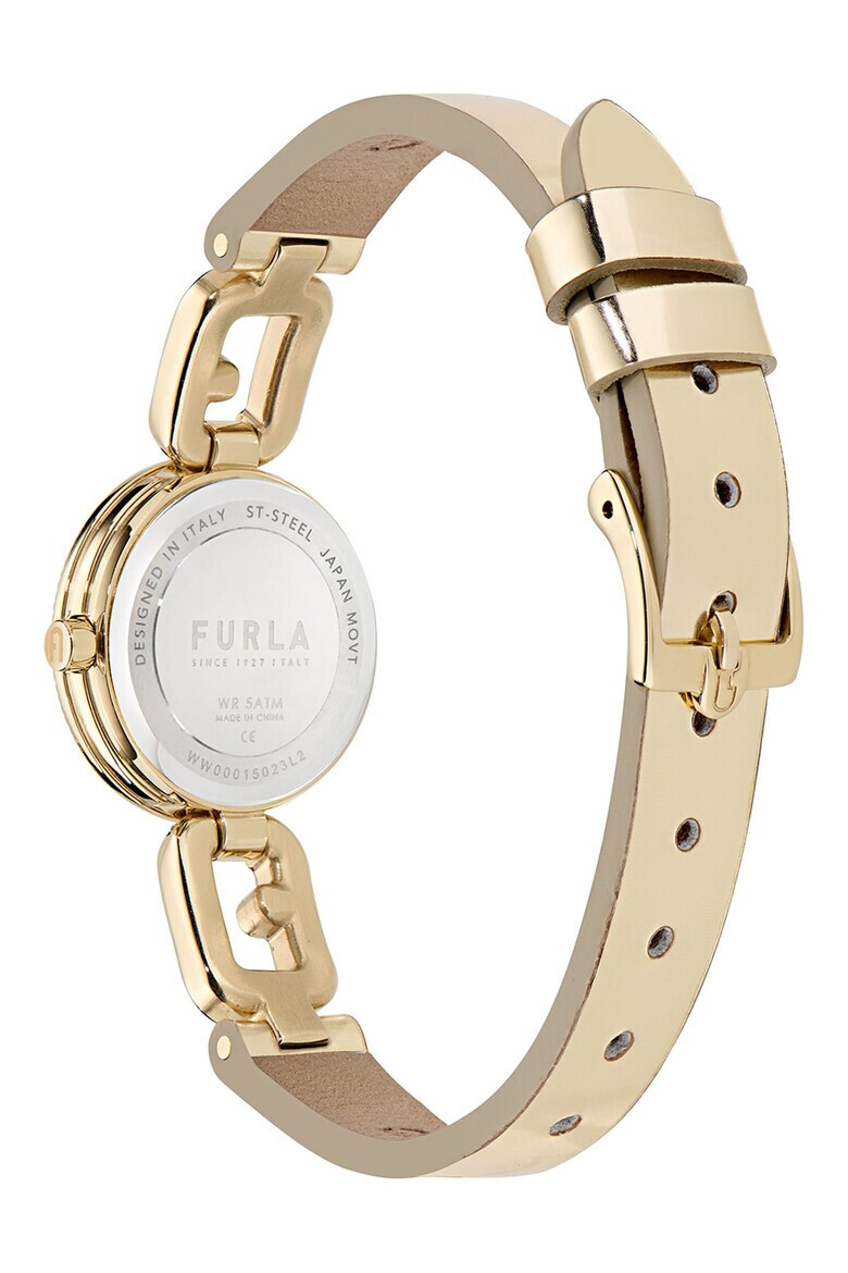 Furla Кварцов часовник с кожена каишка - Pepit.bg
