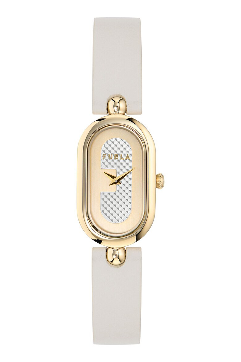 Furla Кварцов часовник с кожена каишка - Pepit.bg