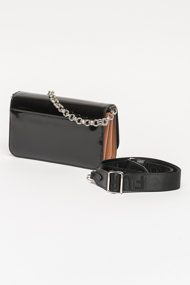 Furla Лъскава кожена чанта през рамо Splendida Mini - Pepit.bg