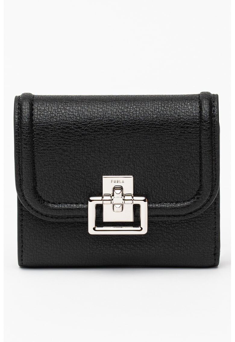 Furla Малък кожен портфейл Villa - Pepit.bg