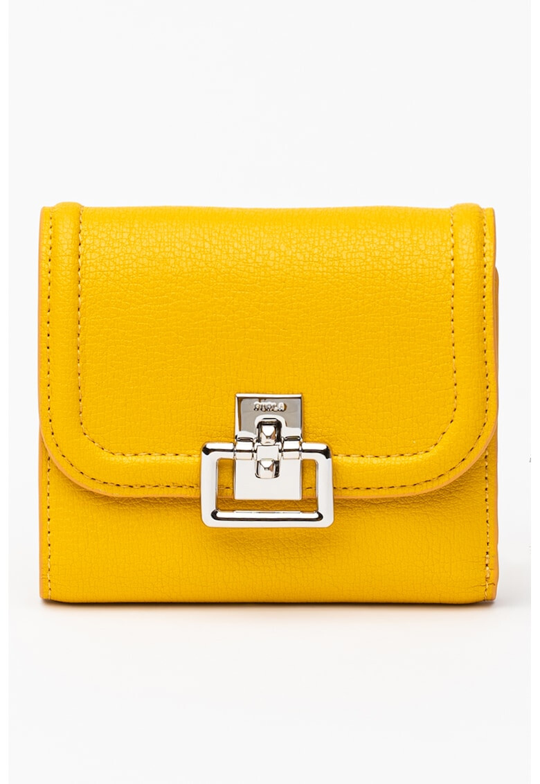 Furla Малък кожен портфейл Villa - Pepit.bg