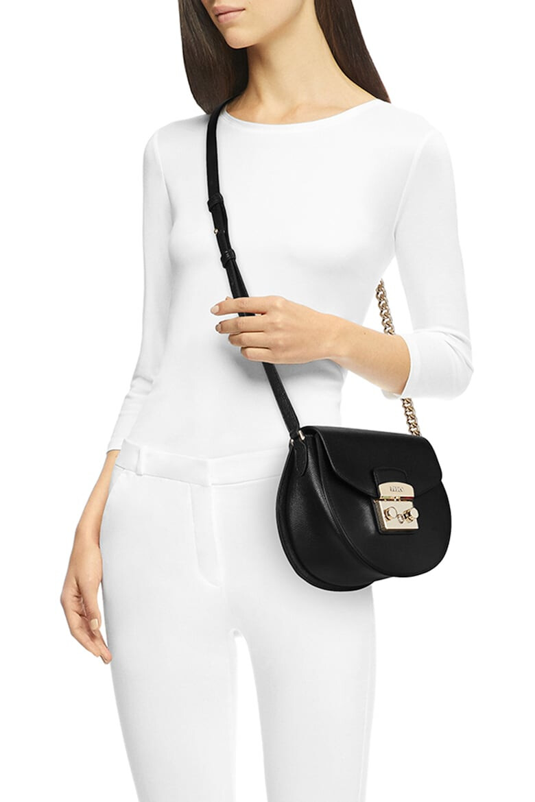 Furla Малка кожена чанта Metropolis - Pepit.bg
