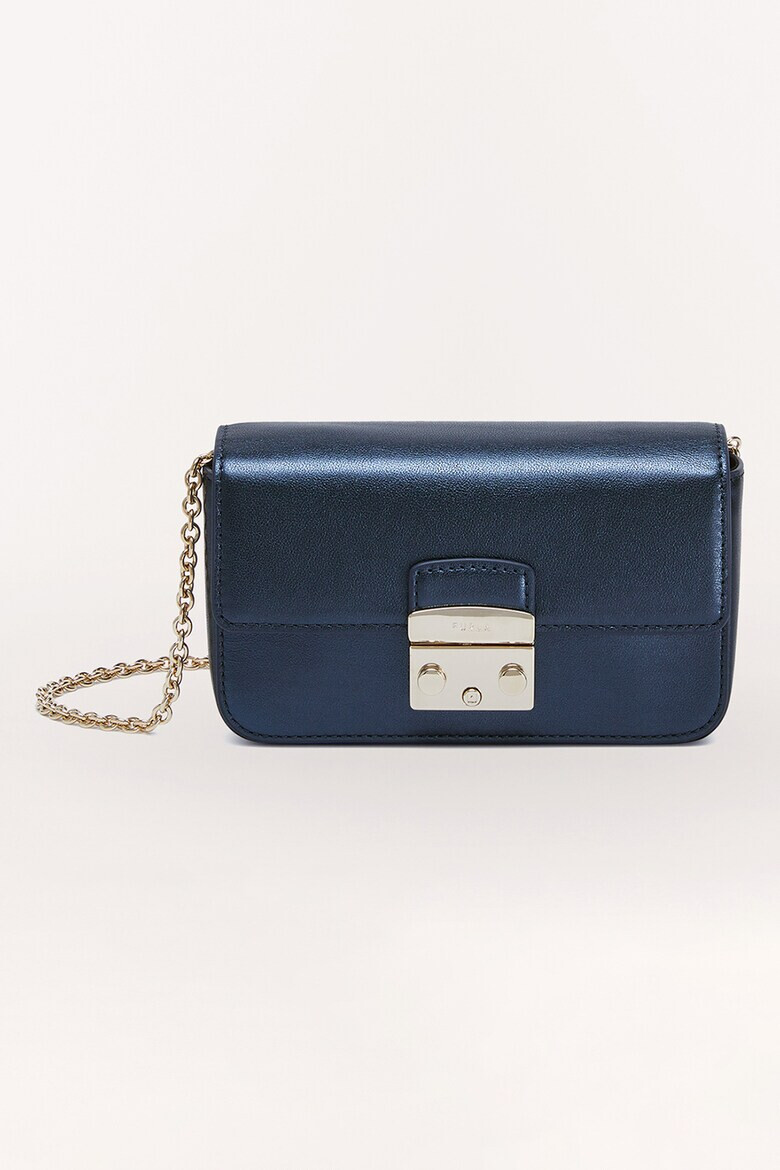 Furla Малка кожена чанта Metropolis - Pepit.bg