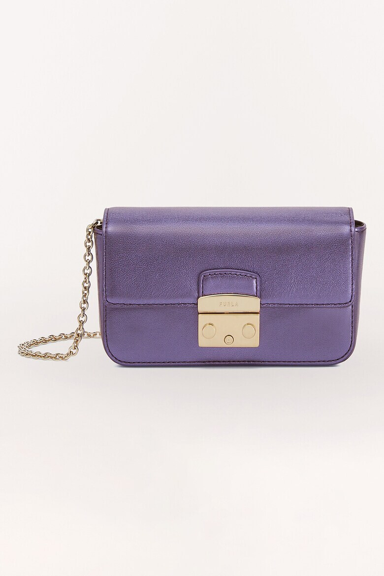 Furla Малка кожена чанта Metropolis - Pepit.bg